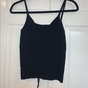 American Eagle Lace Up Top